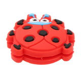 Maxbell Tennis Racket Vibration Dampener Shock Absorber Racquetball Sport Outdoor  2.4x2.8cm Red Color