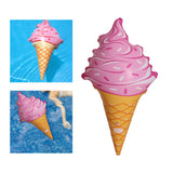 Maxbell Portable Ice Cream Shape Inflatable Swimming Toy for Sports Beach