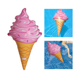 Maxbell Portable Ice Cream Shape Inflatable Swimming Toy for Sports Beach