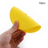 Maxbell 10Pcs Flat Cones Non Slip Training Spot Markers for Boxing Baseball Soccer Yellow