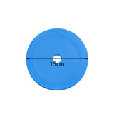 Maxbell 10Pcs Flat Cones Non Slip Training Spot Markers for Boxing Baseball Soccer Blue