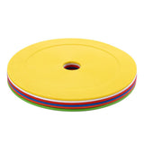 Maxbell 10Pcs Flat Cones Non Slip Training Spot Markers for Boxing Baseball Soccer Green