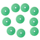 Maxbell 10Pcs Flat Cones Non Slip Training Spot Markers for Boxing Baseball Soccer Green