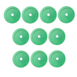 Maxbell 10Pcs Flat Cones Non Slip Training Spot Markers for Boxing Baseball Soccer Green