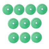 Maxbell 10Pcs Flat Cones Non Slip Training Spot Markers for Boxing Baseball Soccer Green