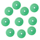 Maxbell 10Pcs Flat Cones Non Slip Training Spot Markers for Boxing Baseball Soccer Green