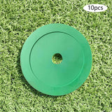 Maxbell 10Pcs Flat Cones Non Slip Training Spot Markers for Boxing Baseball Soccer Green