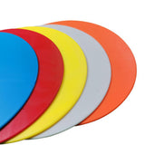 Maxbell 10Pcs Flat Cones Non Slip Training Spot Markers for Boxing Baseball Soccer Orange