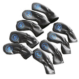 Maxbell 9 Packs Golf Club Covers Waterproof PU Universal Fit Protective Headcover