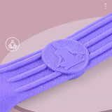 Maxbell Yoga Strap Chest Expander Training Elastic Ropes Improving Flexibility Purple