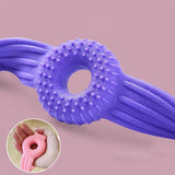 Maxbell Yoga Strap Chest Expander Training Elastic Ropes Improving Flexibility Purple