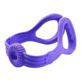 Maxbell Yoga Strap Chest Expander Training Elastic Ropes Improving Flexibility Purple