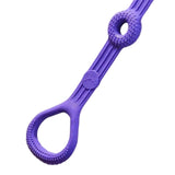 Maxbell Yoga Strap Chest Expander Training Elastic Ropes Improving Flexibility Purple