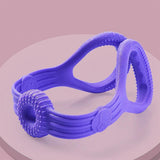 Maxbell Yoga Strap Chest Expander Training Elastic Ropes Improving Flexibility Purple