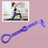 Maxbell Yoga Strap Chest Expander Training Elastic Ropes Improving Flexibility Purple