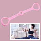 Maxbell Yoga Strap Chest Expander Training Elastic Ropes Improving Flexibility Pink