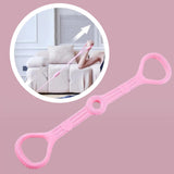 Maxbell Yoga Strap Chest Expander Training Elastic Ropes Improving Flexibility Pink