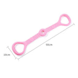 Maxbell Yoga Strap Chest Expander Training Elastic Ropes Improving Flexibility Pink