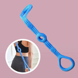 Maxbell Yoga Strap Chest Expander Training Elastic Ropes Improving Flexibility Blue