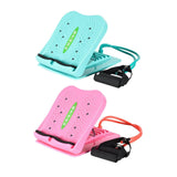 Maxbell Slant Board Foot Calf Stretcher with Elastic Rope Fitness for Heel Hamstring Green