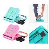 Maxbell Slant Board Foot Calf Stretcher with Elastic Rope Fitness for Heel Hamstring Green