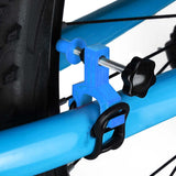 Maxbell Bike Wheel Truing Stand Bicycle Rims Adjustment Repair Tool for MTB Cycling Blue
