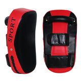 Maxbell Boxing Punching Pad Kick Shield Kickboxing Punch Mitts Sanda Workout black red