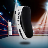 Maxbell Boxing Punching Pad Kick Shield Kickboxing Punch Mitts Sanda Workout black white