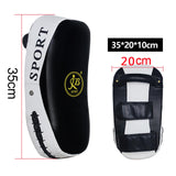 Maxbell Boxing Punching Pad Kick Shield Kickboxing Punch Mitts Sanda Workout black white