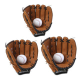 Maxbell Thickened Catcher's Mitts Baseball Softball Fielding Glove for Exercise 10.5inch