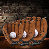 Maxbell Thickened Catcher's Mitts Baseball Softball Fielding Glove for Exercise 10.5inch