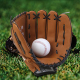 Maxbell Thickened Catcher's Mitts Baseball Softball Fielding Glove for Exercise 10.5inch