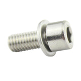 Maxbell Bike Water Bottle Cage Bolt M5 Hex Bolt Socket Tapping Screw with Washer