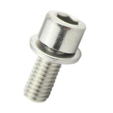 Maxbell Bike Water Bottle Cage Bolt M5 Hex Bolt Socket Tapping Screw with Washer