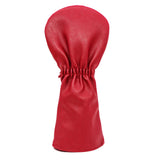 Maxbell 3x Golf Wood Head Cover Headcover with Interchangeable Number Tag Protector Red