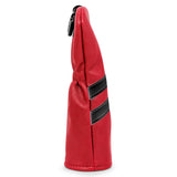 Maxbell 3x Golf Wood Head Cover Headcover with Interchangeable Number Tag Protector Red