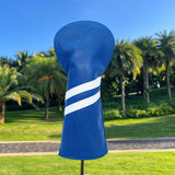 Maxbell 3x Golf Wood Head Cover Headcover with Interchangeable Number Tag Protector Blue