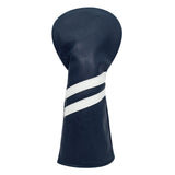 Maxbell 3x Golf Wood Head Cover Headcover with Interchangeable Number Tag Protector Dark Blue