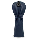 Maxbell 3x Golf Wood Head Cover Headcover with Interchangeable Number Tag Protector Dark Blue