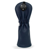 Maxbell 3x Golf Wood Head Cover Headcover with Interchangeable Number Tag Protector Dark Blue