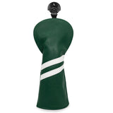 Maxbell 3x Golf Wood Head Cover Headcover with Interchangeable Number Tag Protector Green