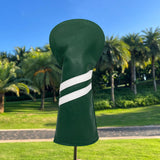 Maxbell 3x Golf Wood Head Cover Headcover with Interchangeable Number Tag Protector Green