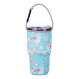 Maxbell Neoprene Insulated Cup Sleeves Cup Holder Cover for Outdoor Activities Light Blue Cat