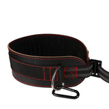 Maxbell Thick Weight Lifting Belt with Metal Chain Exercise with Buckle for Pull up