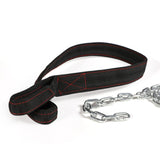 Maxbell Thick Weight Lifting Belt with Metal Chain Exercise with Buckle for Pull up