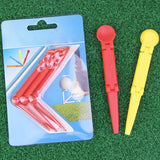 Maxbell Foldable Golf Tee Upgrade Sport Training Accessories for Golfing Practice red