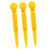 Maxbell Foldable Golf Tee Upgrade Sport Training Accessories for Golfing Practice yellow