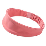 Maxbell Sweatband Elastic Anti Slip Breathable Outdoor Headband for Tennis Pink