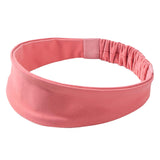 Maxbell Sweatband Elastic Anti Slip Breathable Outdoor Headband for Tennis Pink