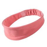 Maxbell Sweatband Elastic Anti Slip Breathable Outdoor Headband for Tennis Pink